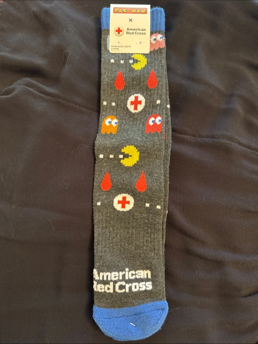 Pac-Man x American Red Cross Novelty Socks